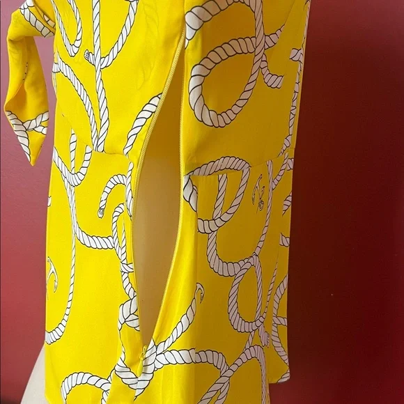 Like new CAbi Yellow Nautical Print Blouse - Picture 13 of 16